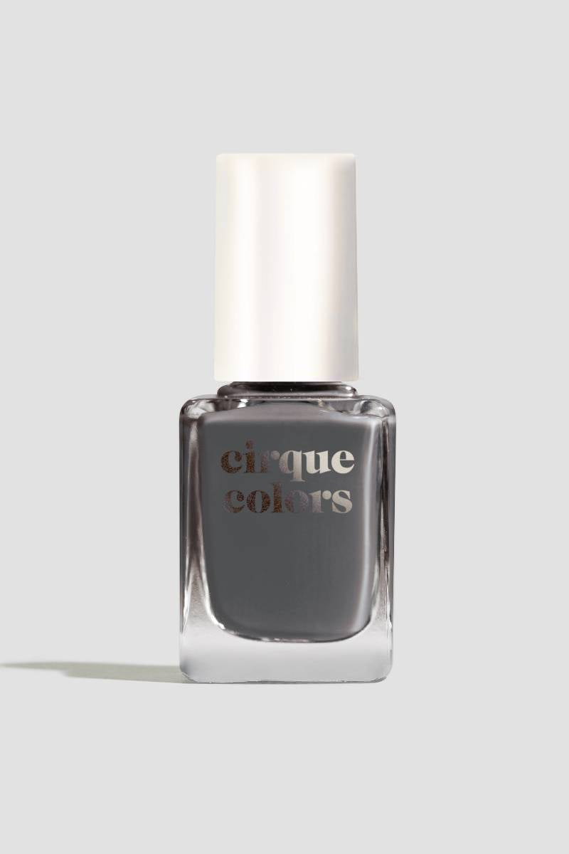 Grey Jelly Nail Polish - Cirque Colors Charcoal Jelly