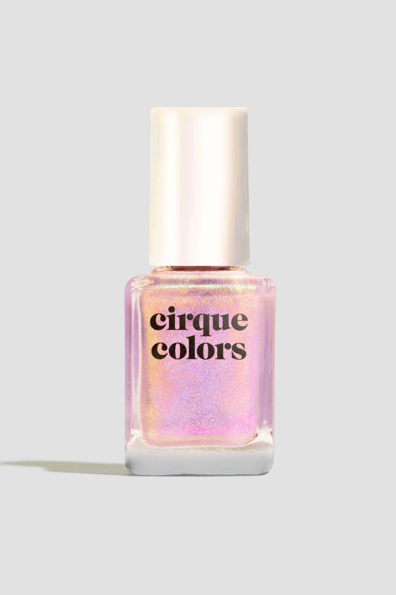 Fuschia Gold Green Aurora Shimmer Nail Polish Topper - Cirque