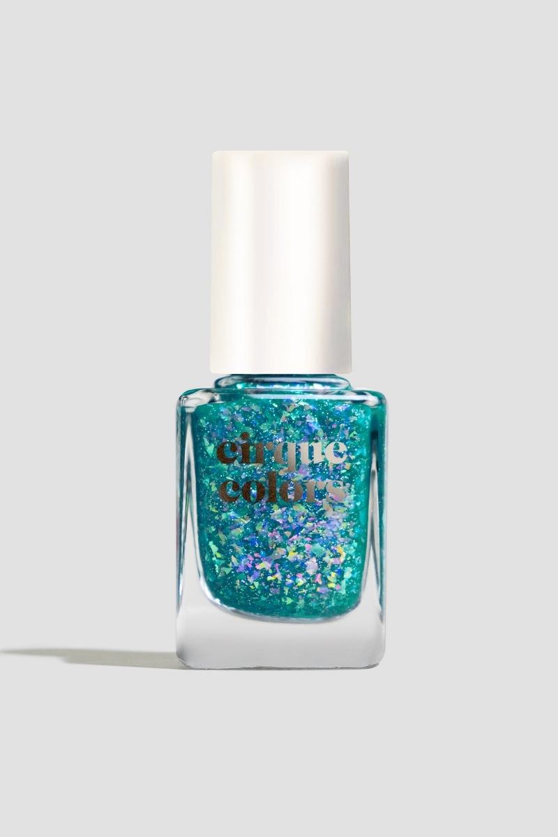 Teal Iridescent Nail Polish - Cirque Colors Tailfeather display picture 1