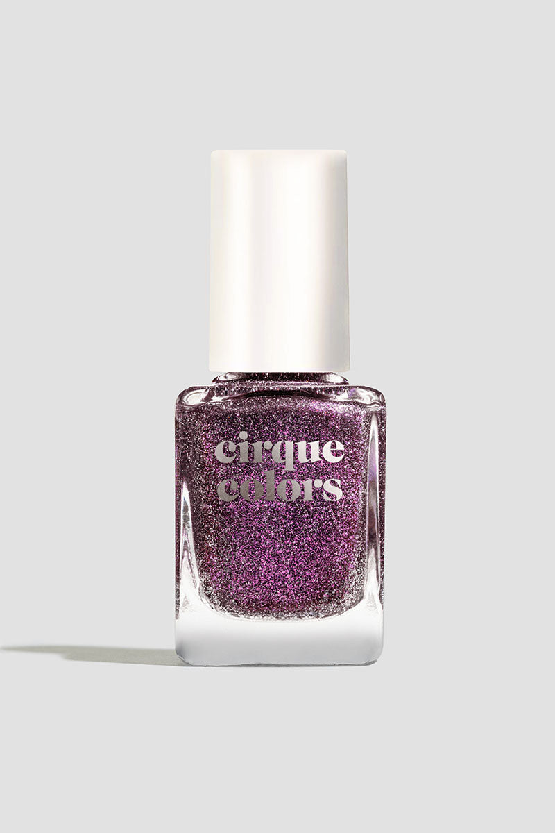 Purple Spotlight Shimmer Nail Polish - Cirque Colors Foxglove