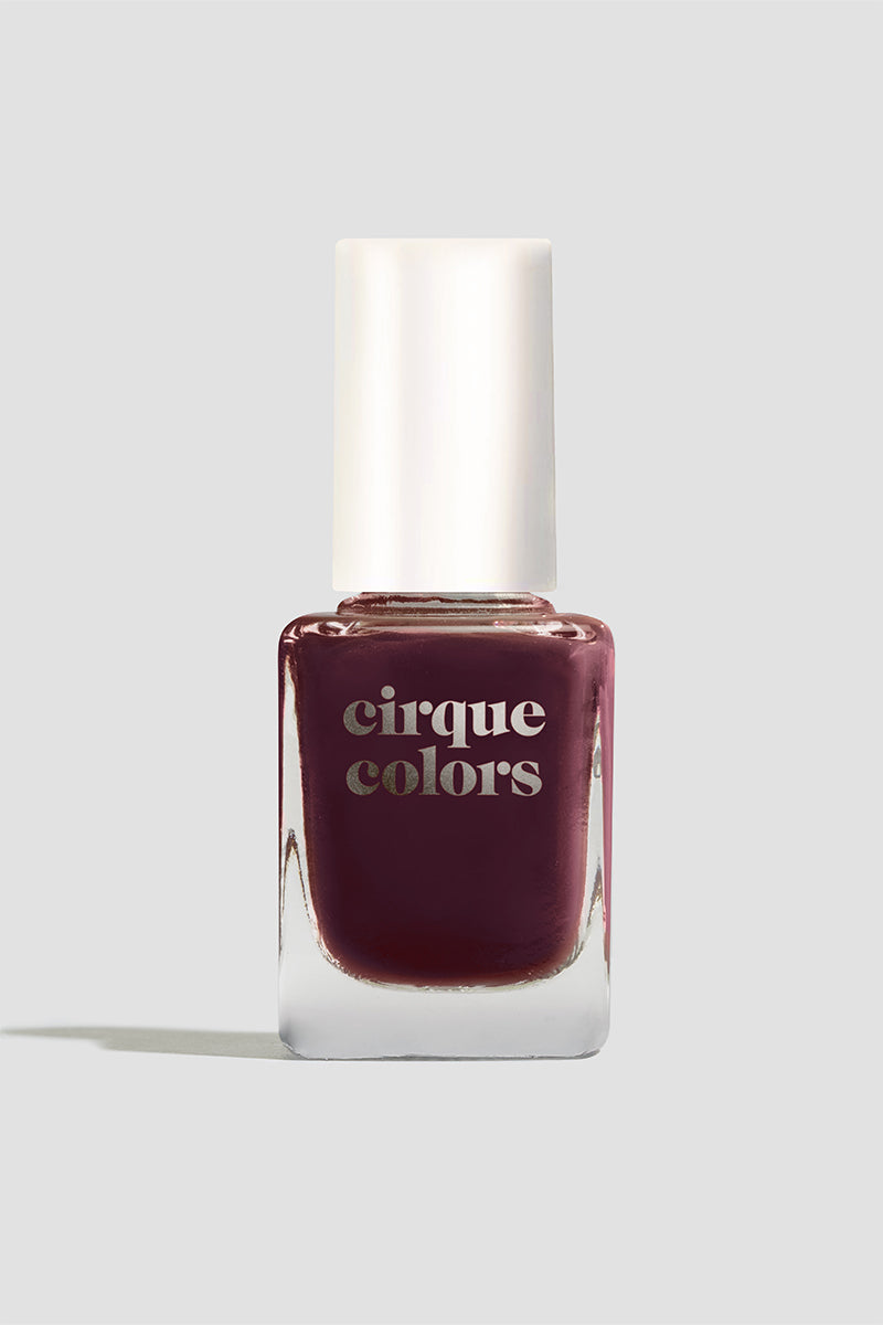 Muted Burgundy Nail Polish - Cirque Colors Mxcn Cola Jelly