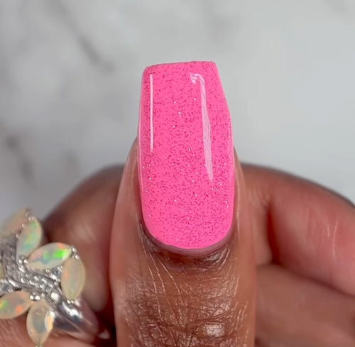 Suzie Moon Pink Nail look using Cirque Colors 