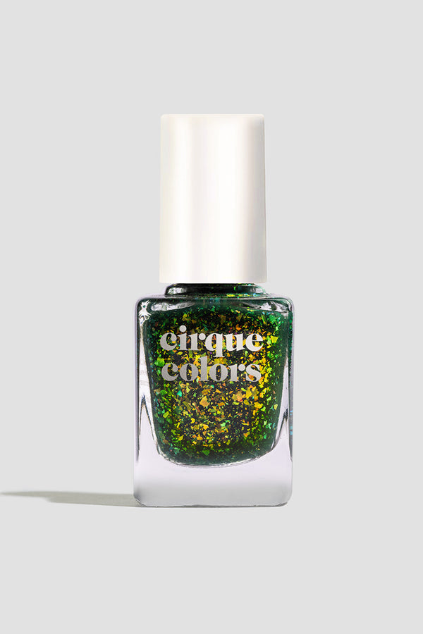 Green Iridescent Nail Polish Cirque Colors Serpentine