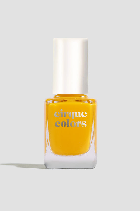 Orange-Yellow Nail Polish - Cirque Colors Mango Jelly