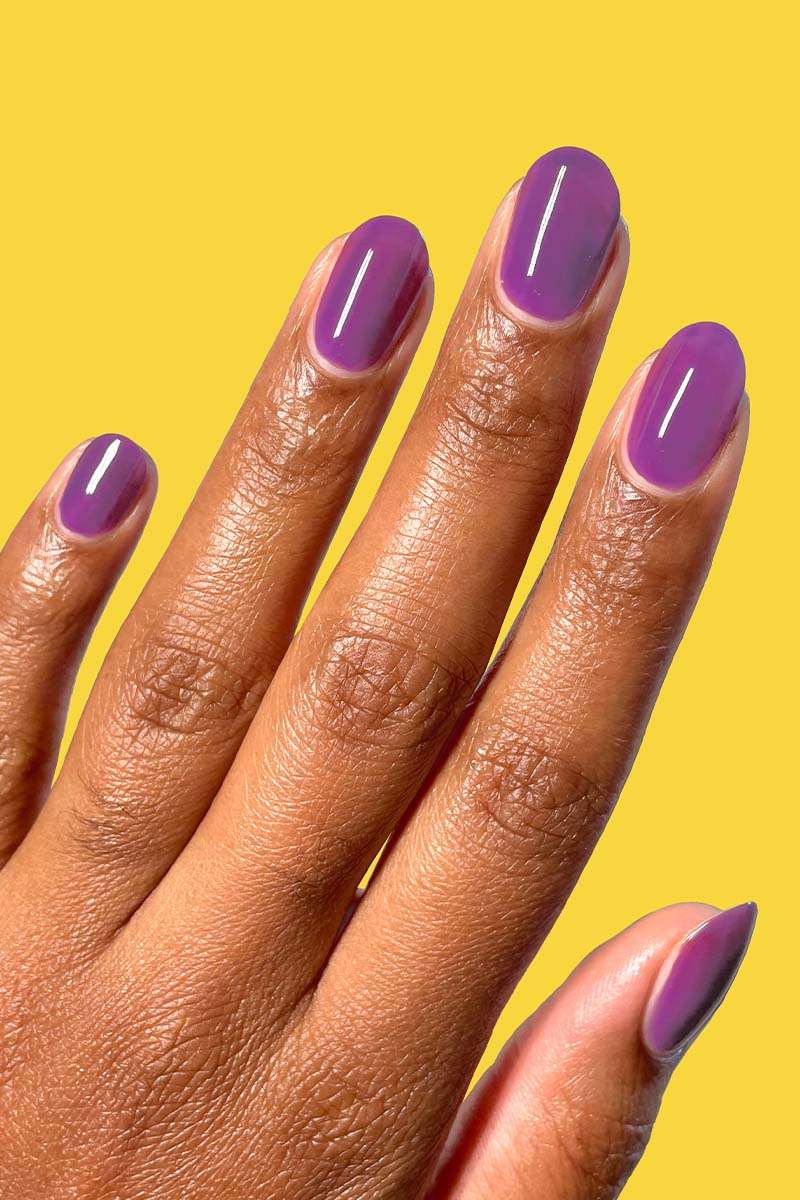 Violet Jelly Nail Polish - Cirque Colors Eros Jelly