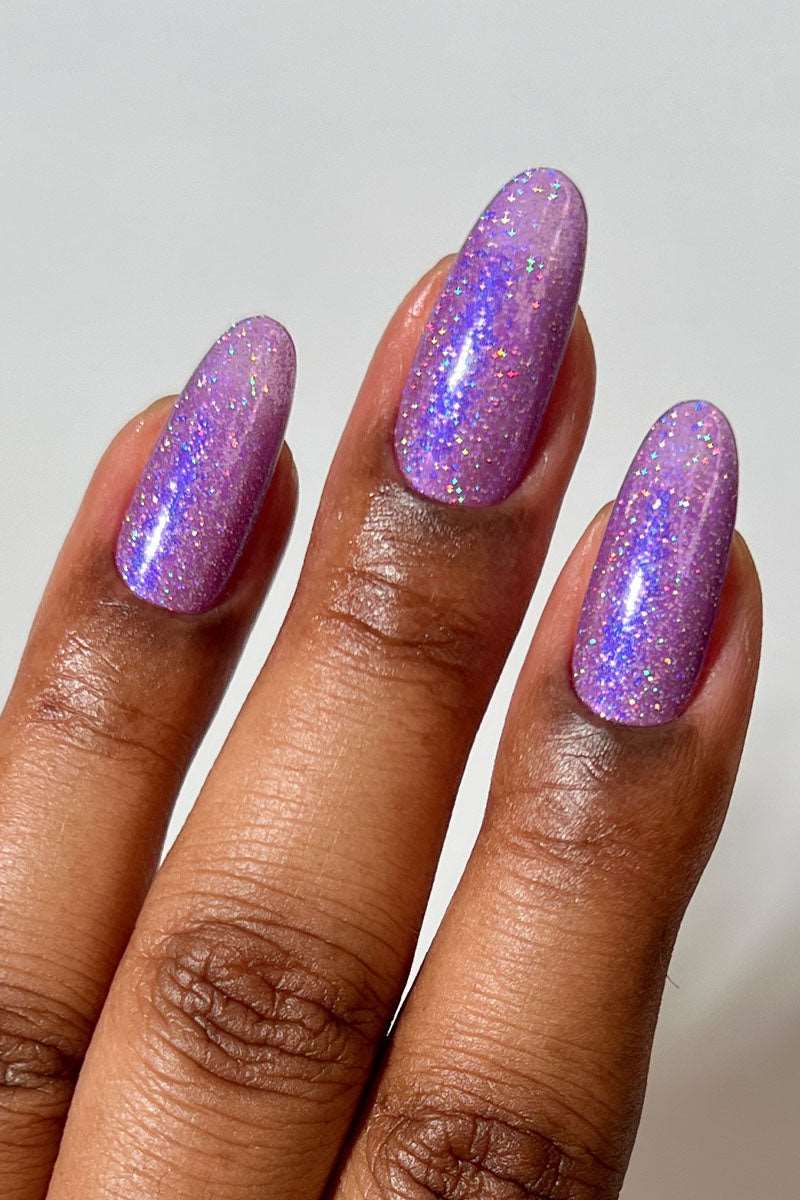 Purple Shimmergraphic Nail Polish - Cirque Colors Jammin' Out