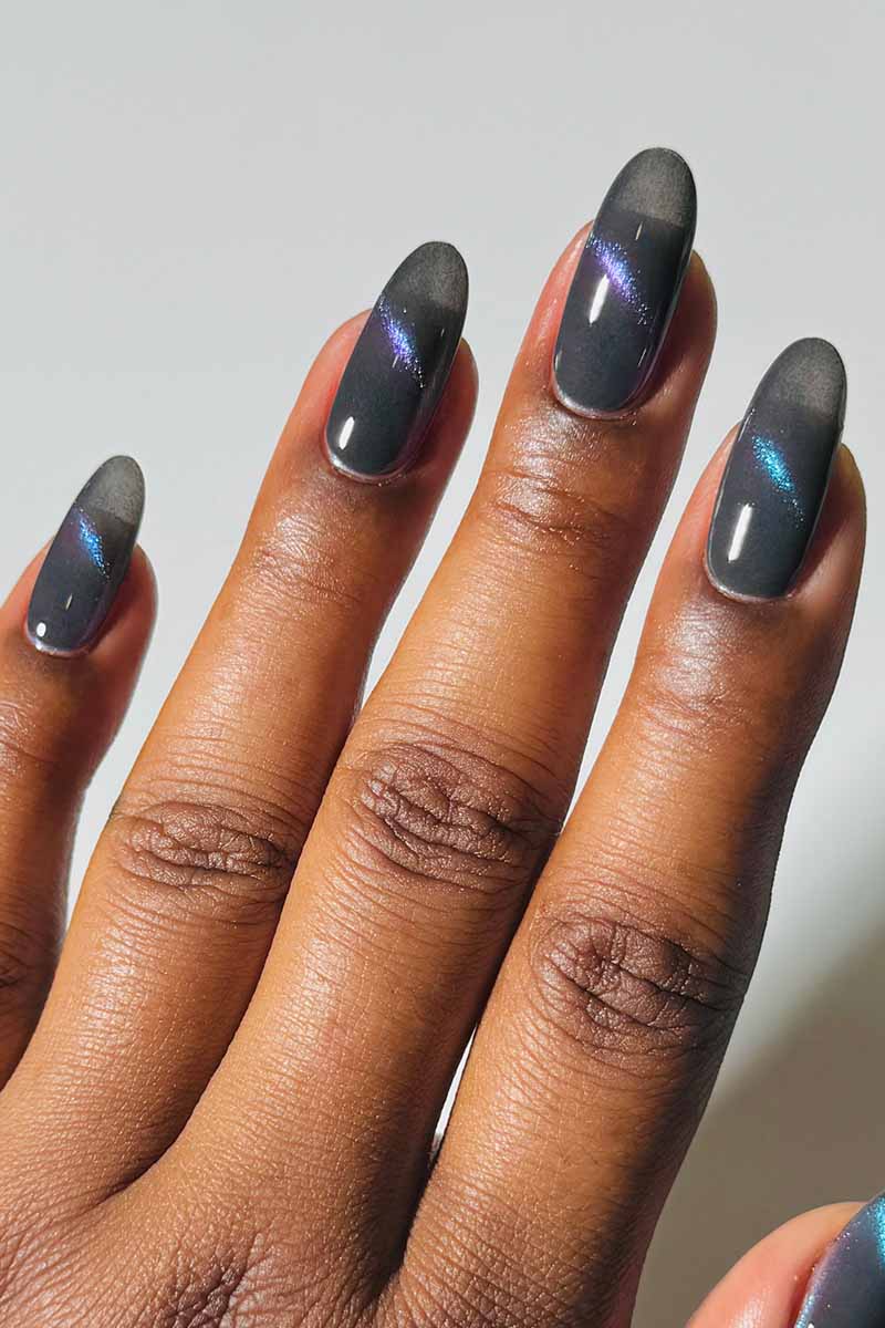 Gray Magnetic Nail Polish - Cirque Colors Wishful Thinking