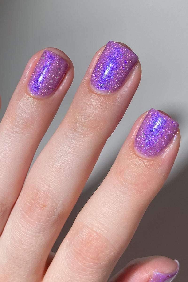 Purple Shimmergraphic Nail Polish - Cirque Colors Jammin' Out
