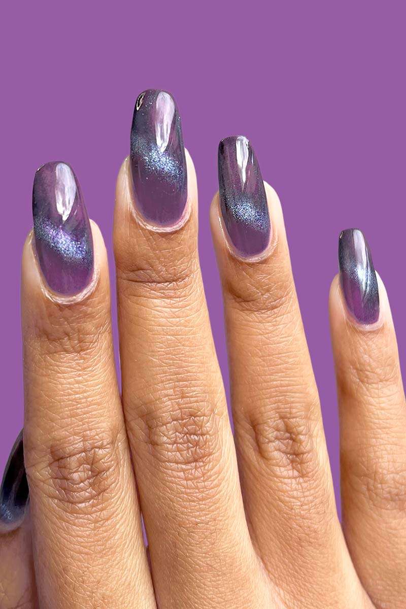 Purple Magnetic Nail Polish - Cirque Colors Cassiopeia