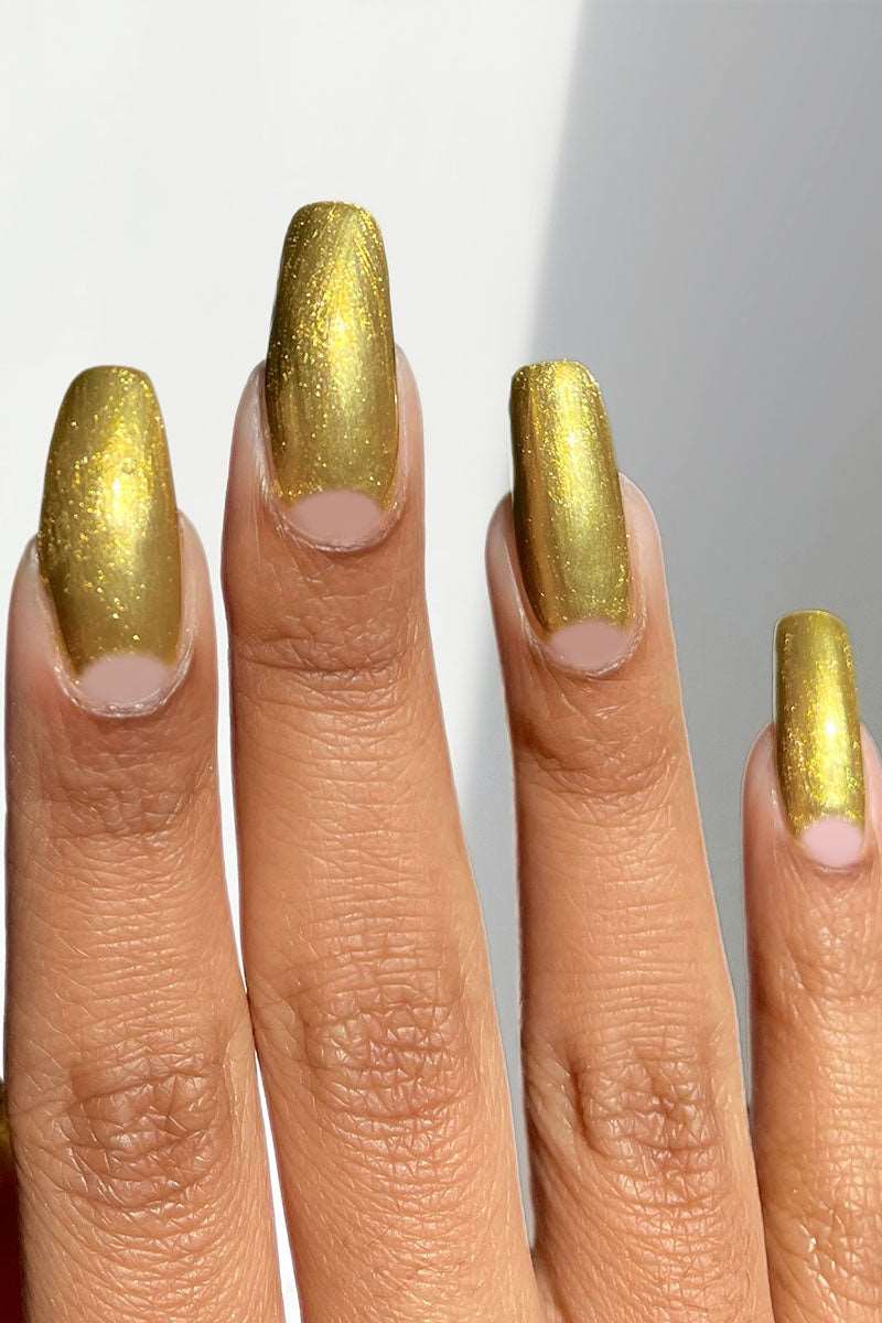 Metallic Gold Nail Polish - Cirque Colors Cosplay Lamé