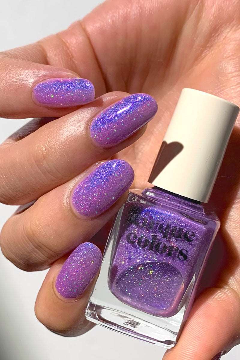 Purple Shimmergraphic Nail Polish - Cirque Colors Jammin' Out