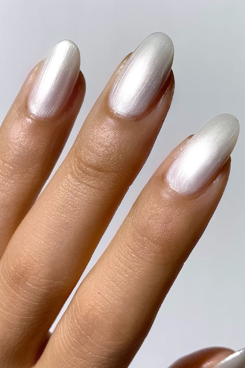 Pedi/Toes ] Silver Glitter Semicured Gel Nail Sticker Kit/NGF7 – Kiorcy