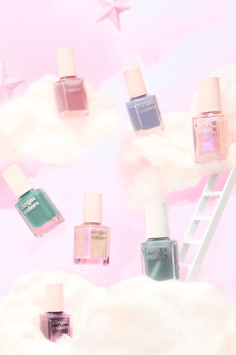 Dusky Periwinkle Sheer Crelly Nail Polish - Cirque Colors Cirrus