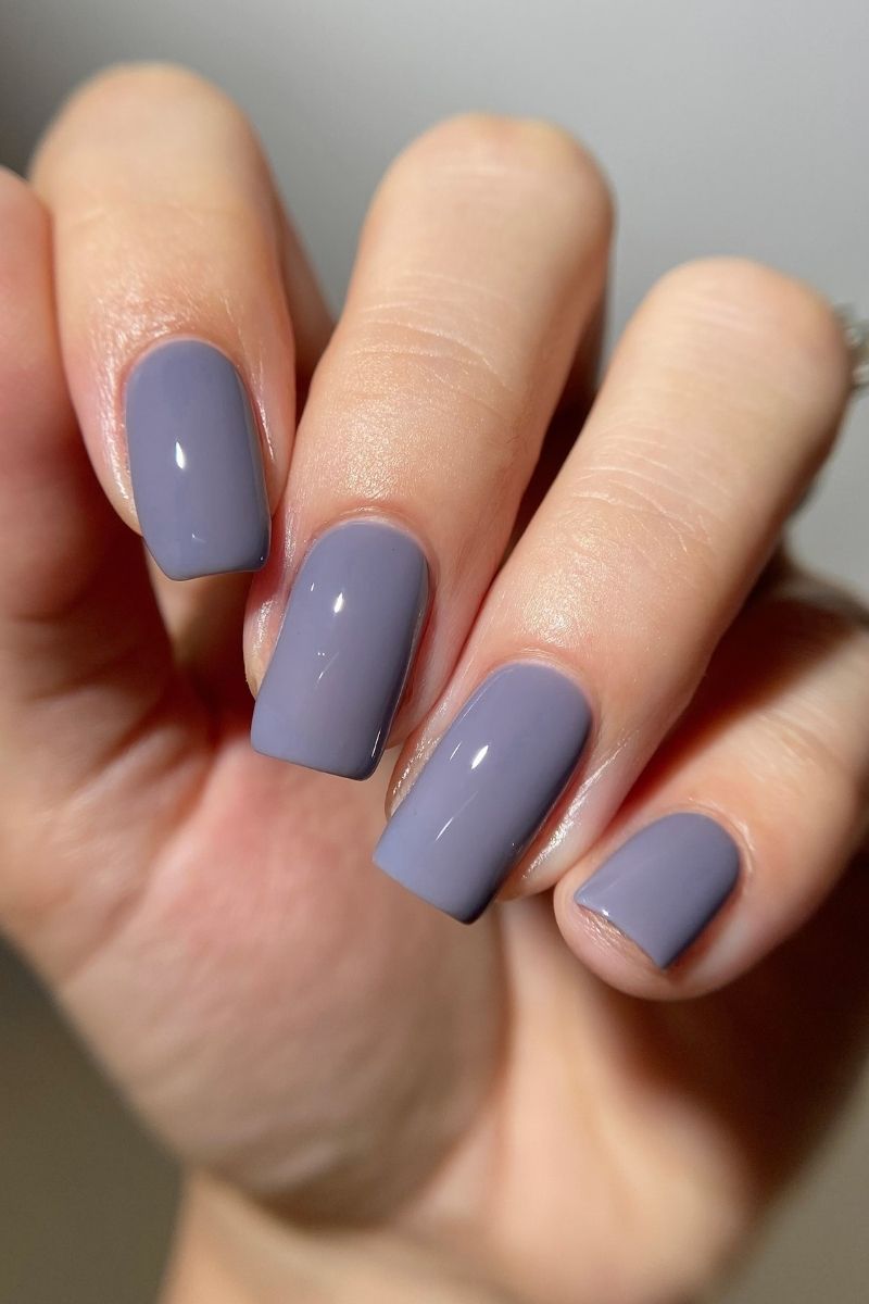 Dusky Periwinkle Sheer Crelly Nail Polish - Cirque Colors Cirrus