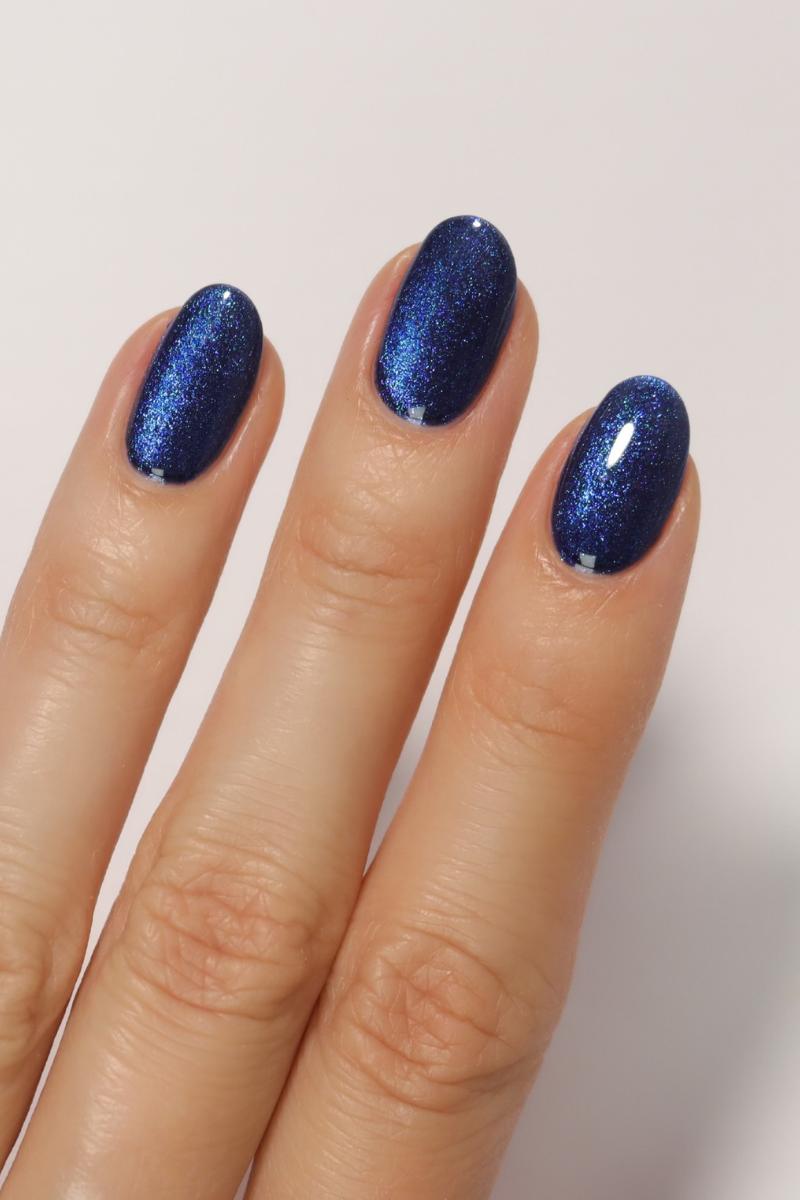 Sapphire Blue Magnetic Nail Polish - Cirque Colors Melody