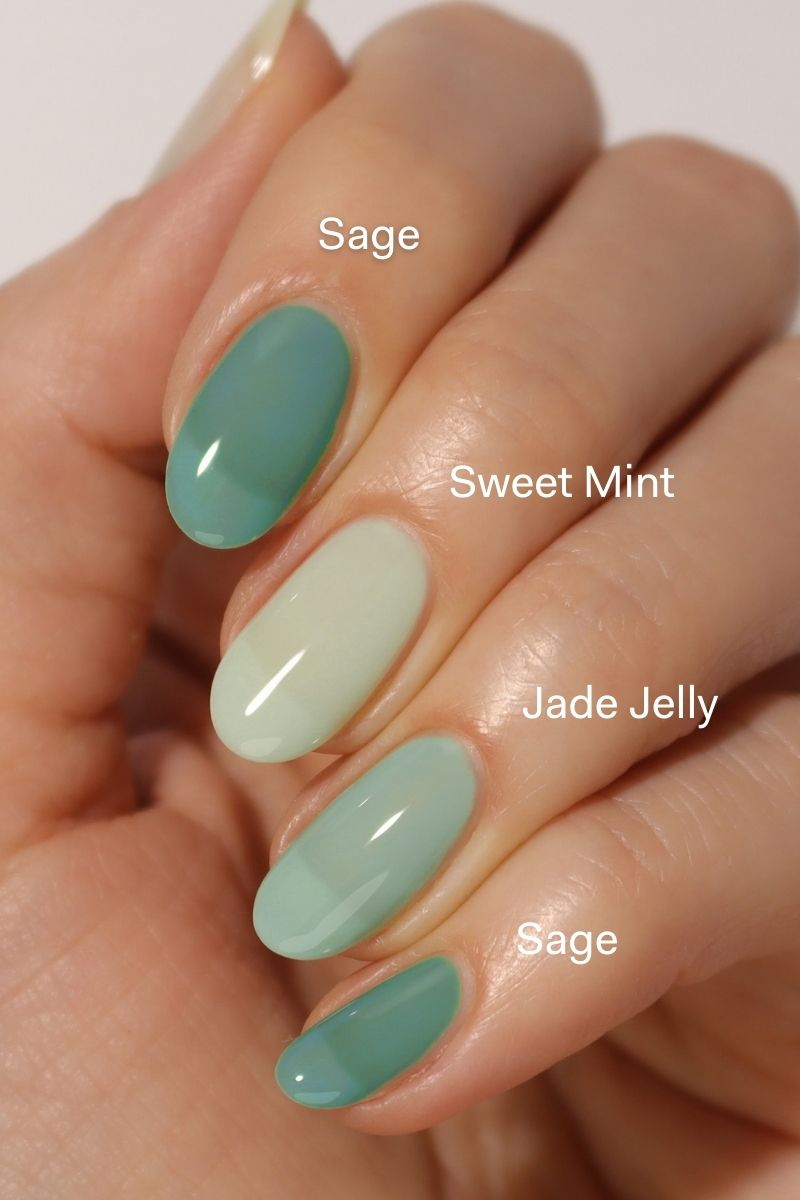Sage Green Sheer Crelly Nail Polish - Cirque Colors Sage Sage Green Sheer Crelly Nail Polish - Cirque Colors Sage