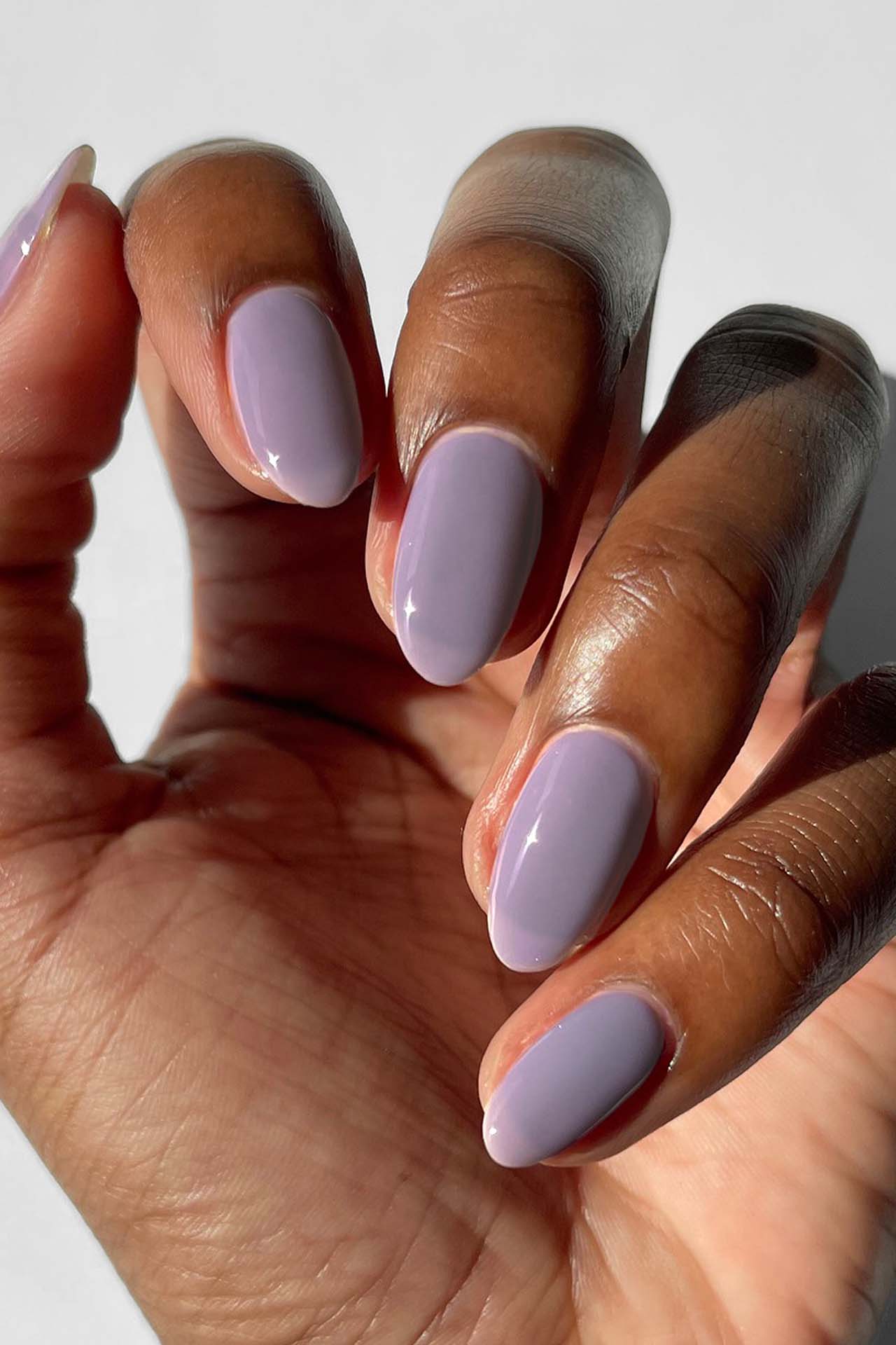 Sheer Lavender-Gray Jelly Nail Polish - Cirque Colors Haze Jelly
