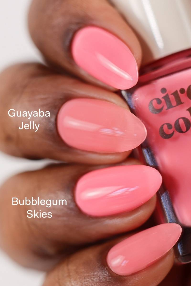 Bubblegum Pink Sheer Crelly Nail Polish - Cirque Colors Bubblegum