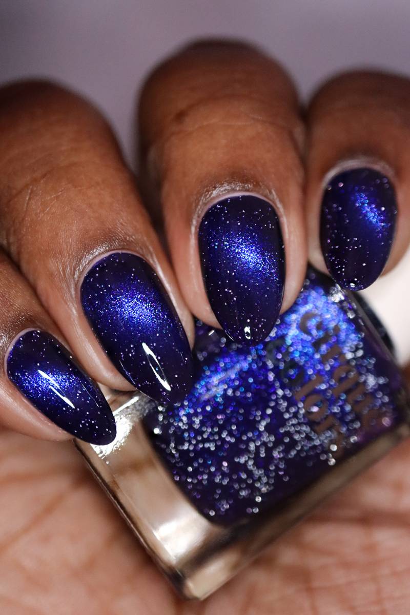 Blurple Nail Polish with Cobalt Blue Magnetic Pigment - Cirque