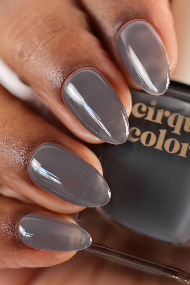 シークレット ネイルケア コレクション Grey Jelly Nail Polish - Cirque Colors Charcoal Jelly