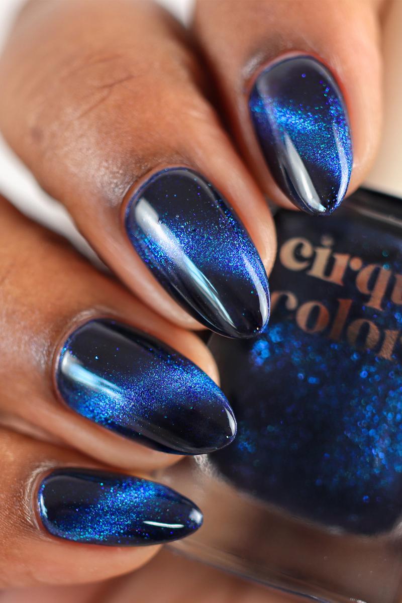 Sapphire Blue Magnetic Nail Polish - Cirque Colors Melody