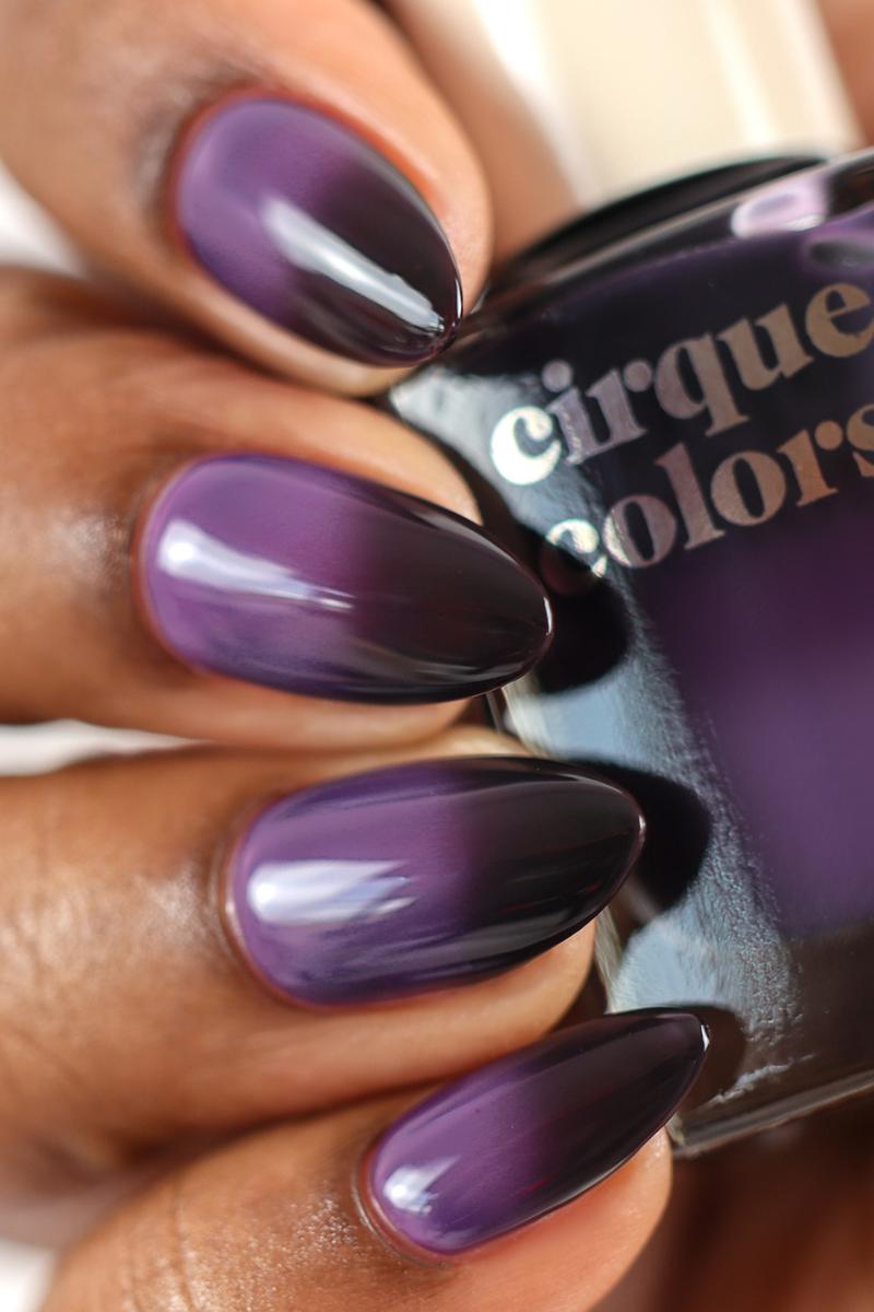 Black to Purple Thermal Mood Color-Changing Nail Polish - Cirque