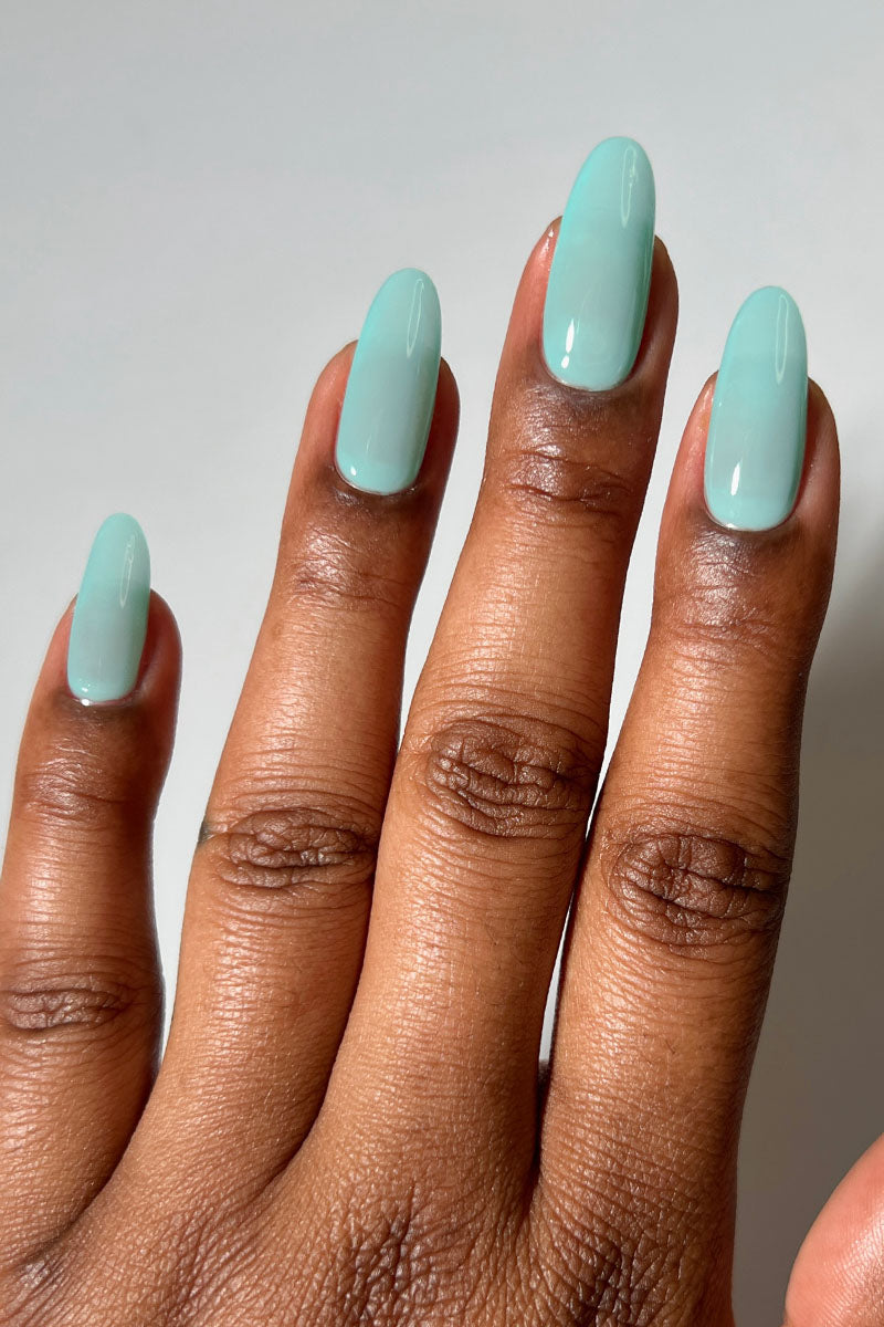 Robin Egg Blue Nail Polish - Cirque Colors Lagoon Jelly