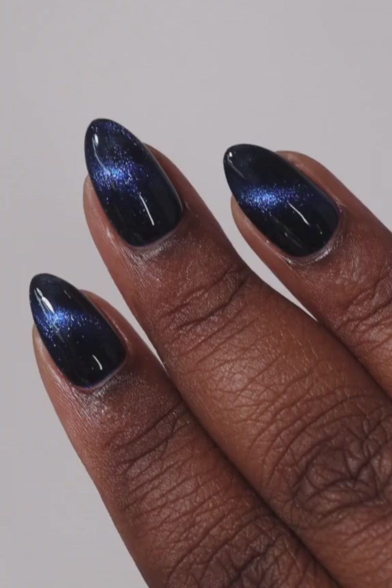 Sapphire Blue Magnetic Nail Polish - Cirque Colors Melody