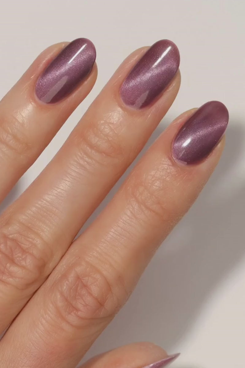Dusky Purple Magnetic Nail Polish - Cirque Colors Imagination Station