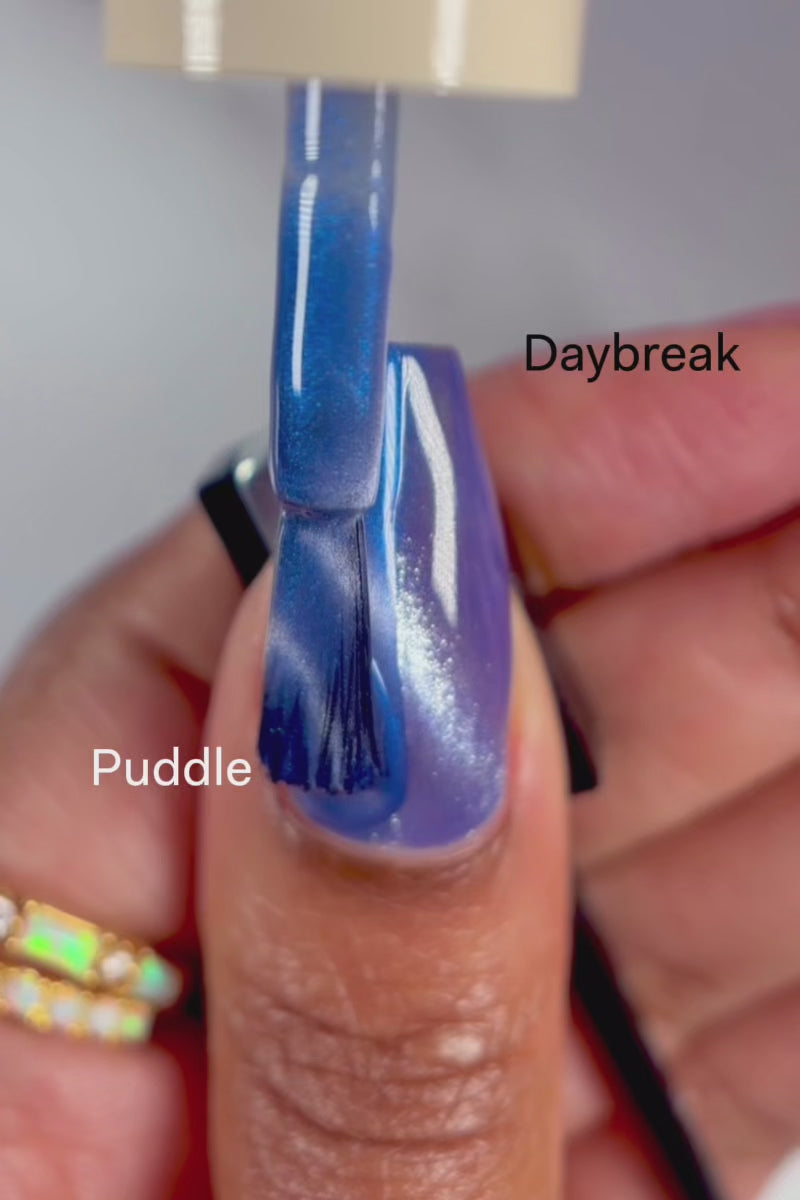 Cobalt Blue Magnetic Cat-Eye Nail Polish - Cirque Colors Puddle