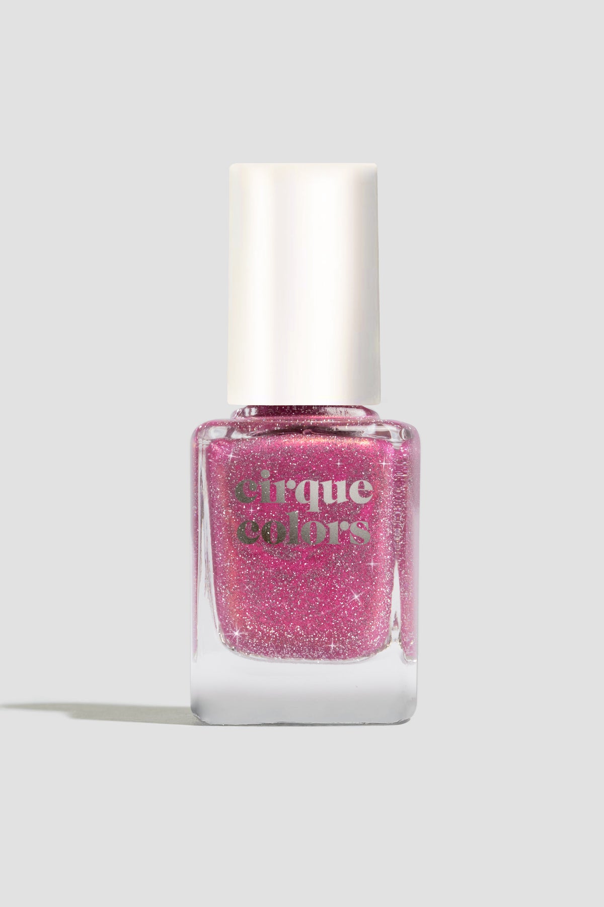 Trinet Colors Pink Shimmer Flash Reflective Glitter Nail Polish - Cirque Colors Trinket