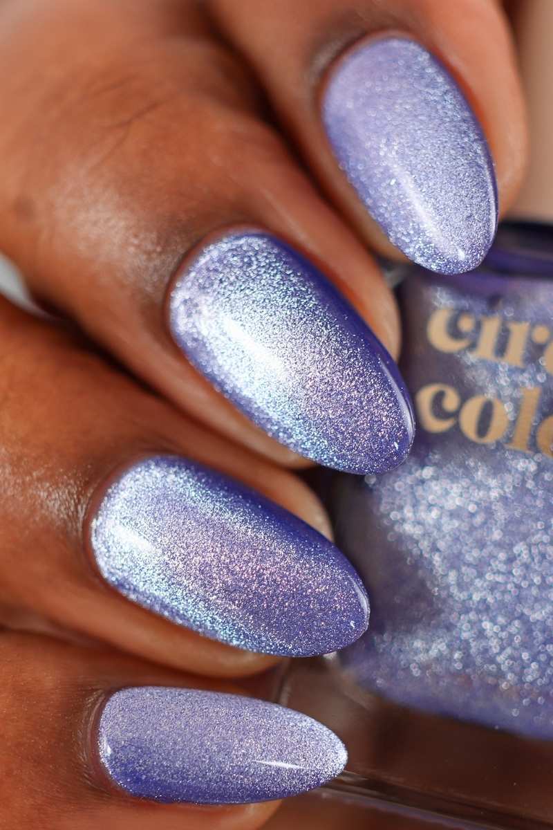 Violet Leaning Cobalt Blue Magnetic Nail Polish - Cirque Colors