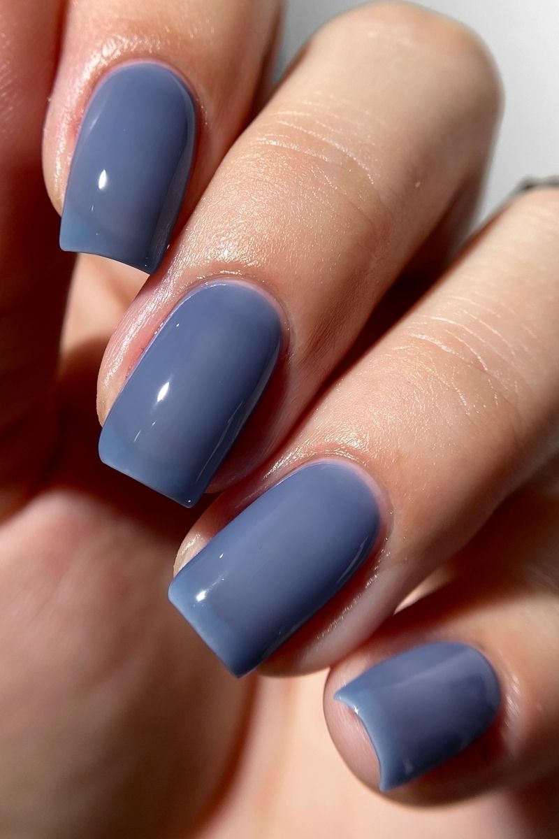 Blue Jelly Nail Polish - Cirque Colors Downpour Jelly