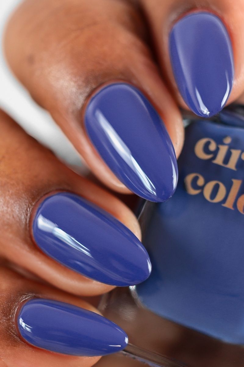 Perriwinkle Blue Crème Nail Polish - Cirque Colors Hudson