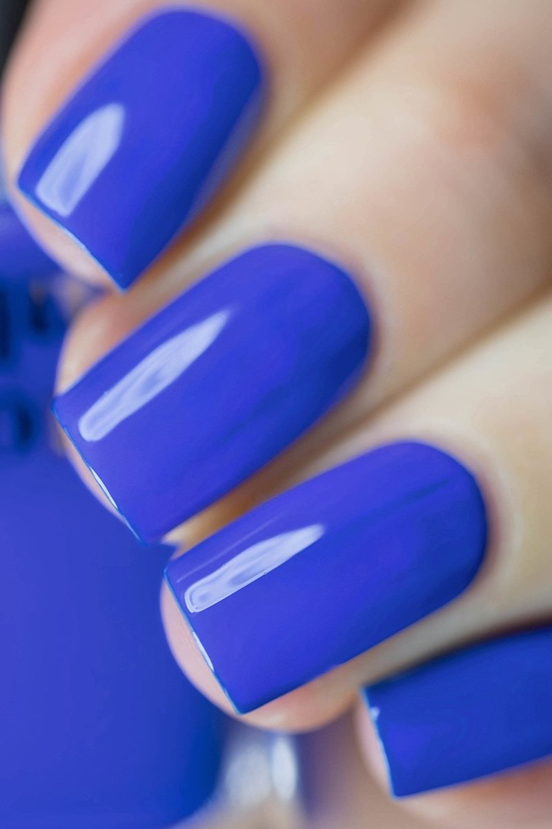 Cobalt Blue Crème Nail Polish - Cirque Colors Rhapsody in Blue
