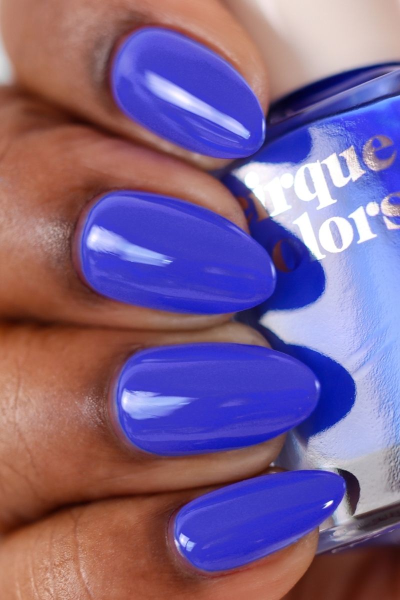 Cobalt Blue Crème Nail Polish - Cirque Colors Rhapsody in Blue