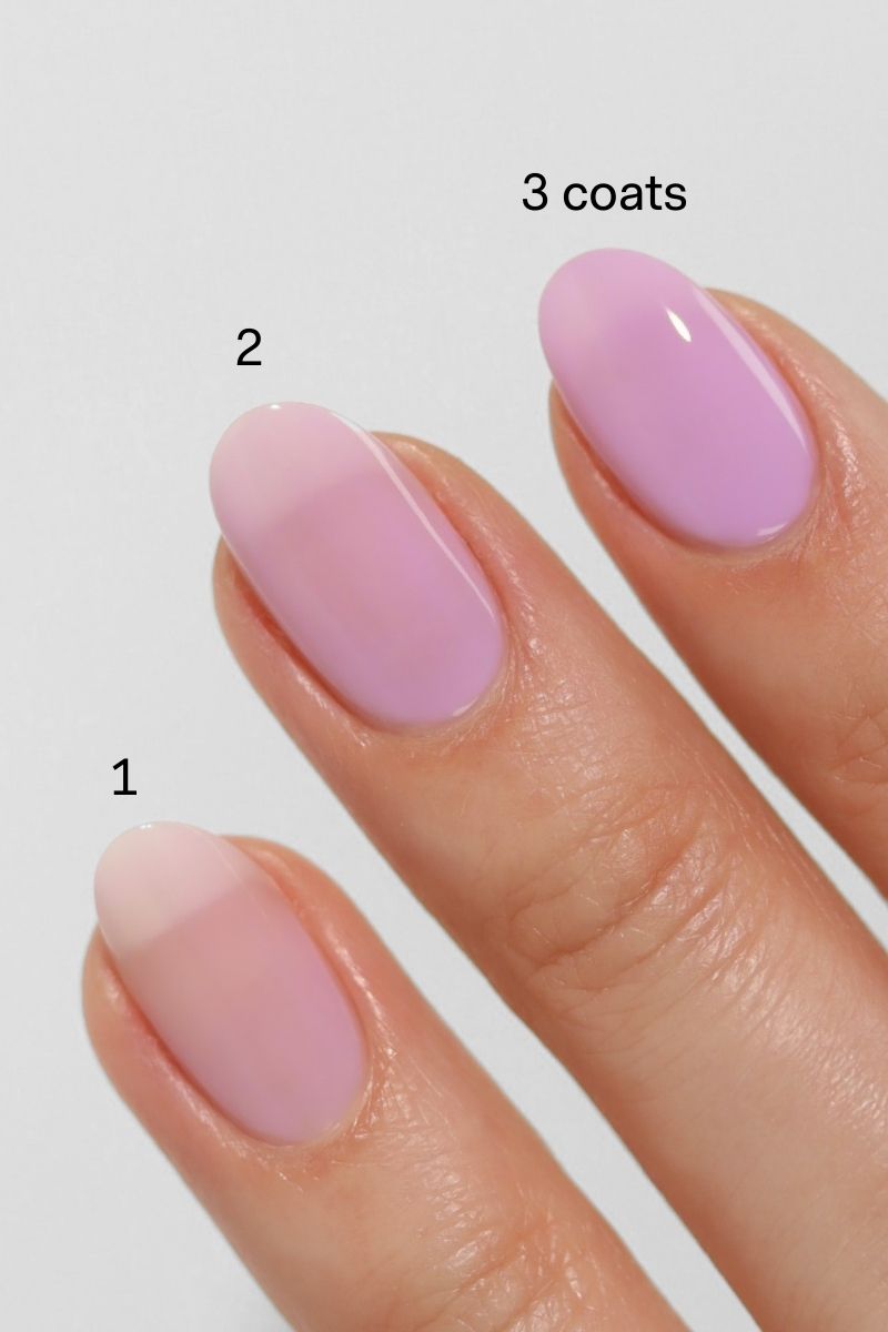 Lilac-Pink Sheer Crelly Nail Polish - Cirque Colors Smitten