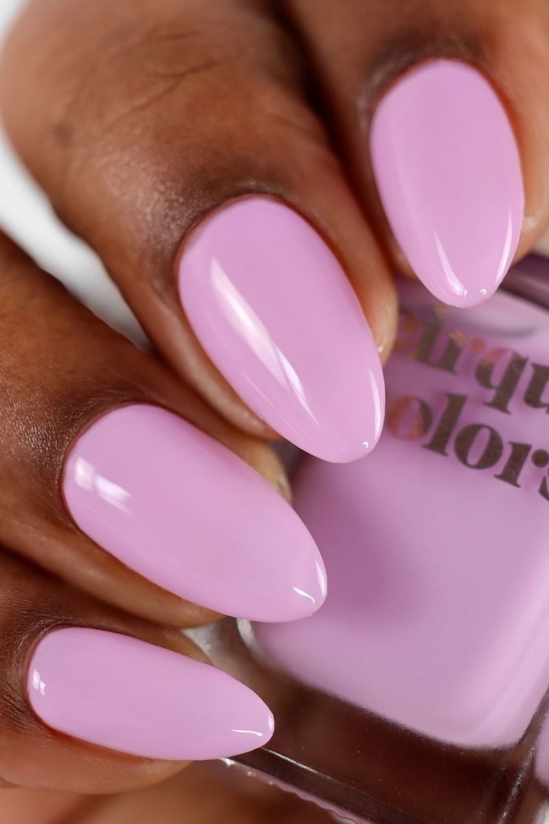 Lilac-Pink Sheer Crelly Nail Polish - Cirque Colors Smitten