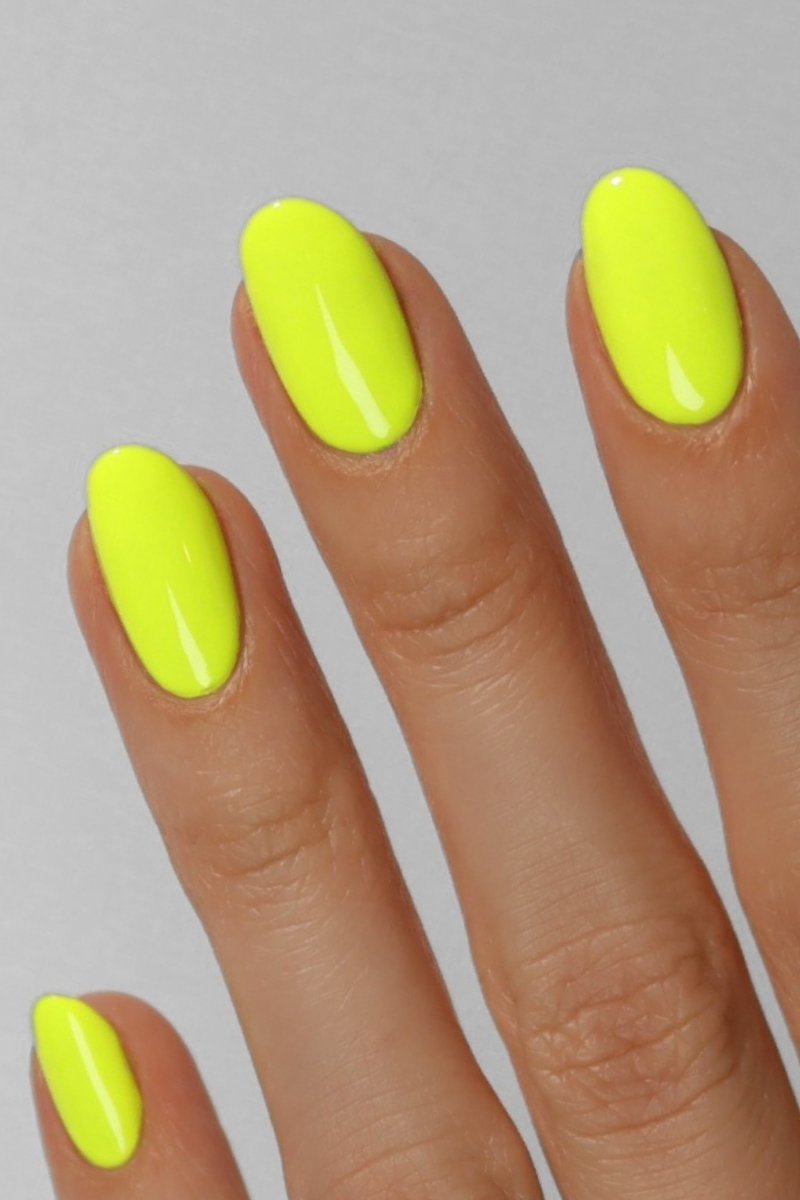 Neon UV Black Light Reactive Yellow Crème Nail Polish - Cirque