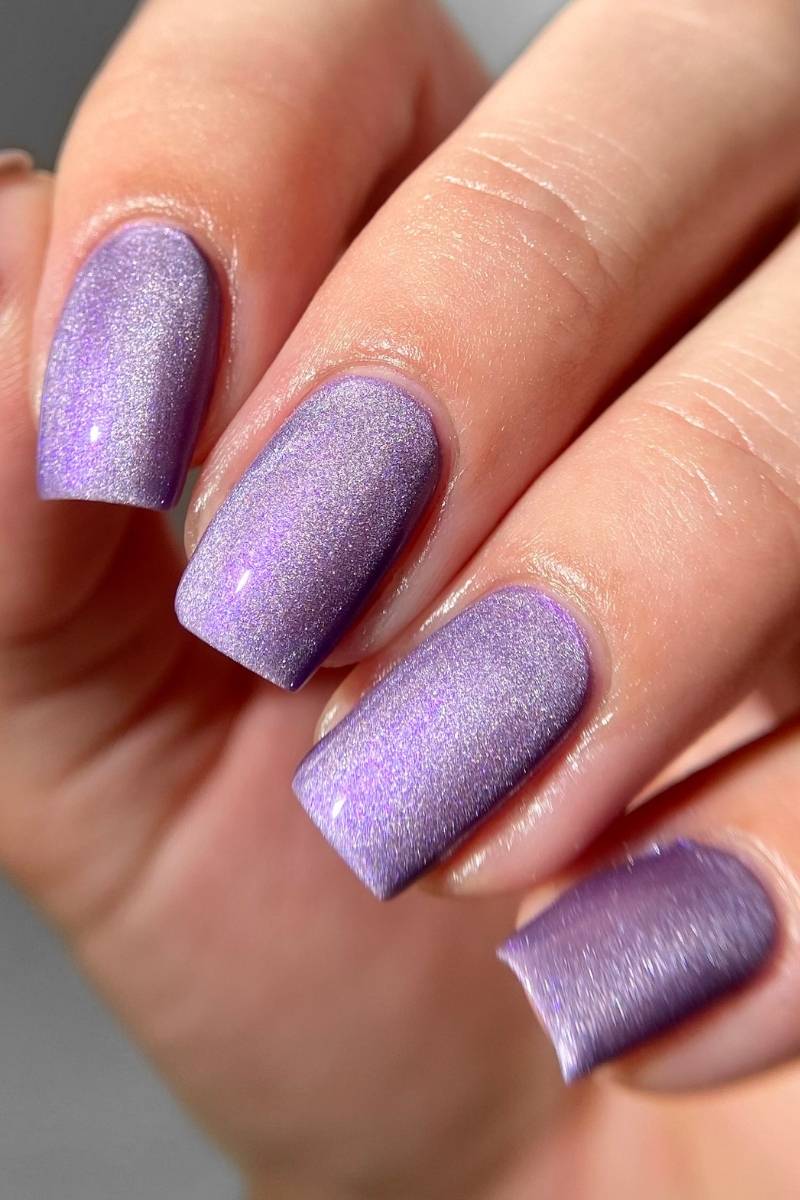 Violet Purple Magnetic Cat-Eye Nail Polish - Cirque Colors Under