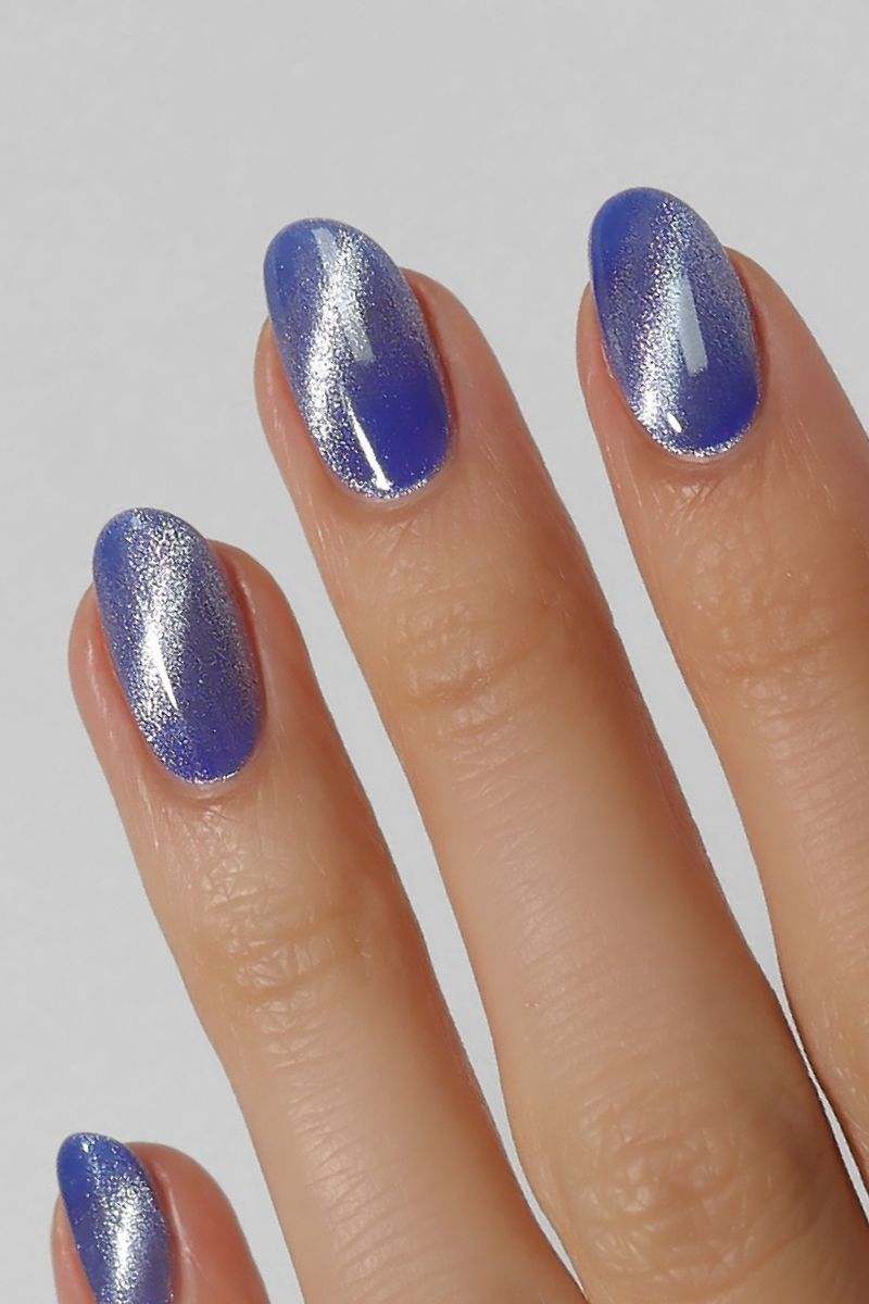 Violet Leaning Cobalt Blue Magnetic Nail Polish - Cirque Colors