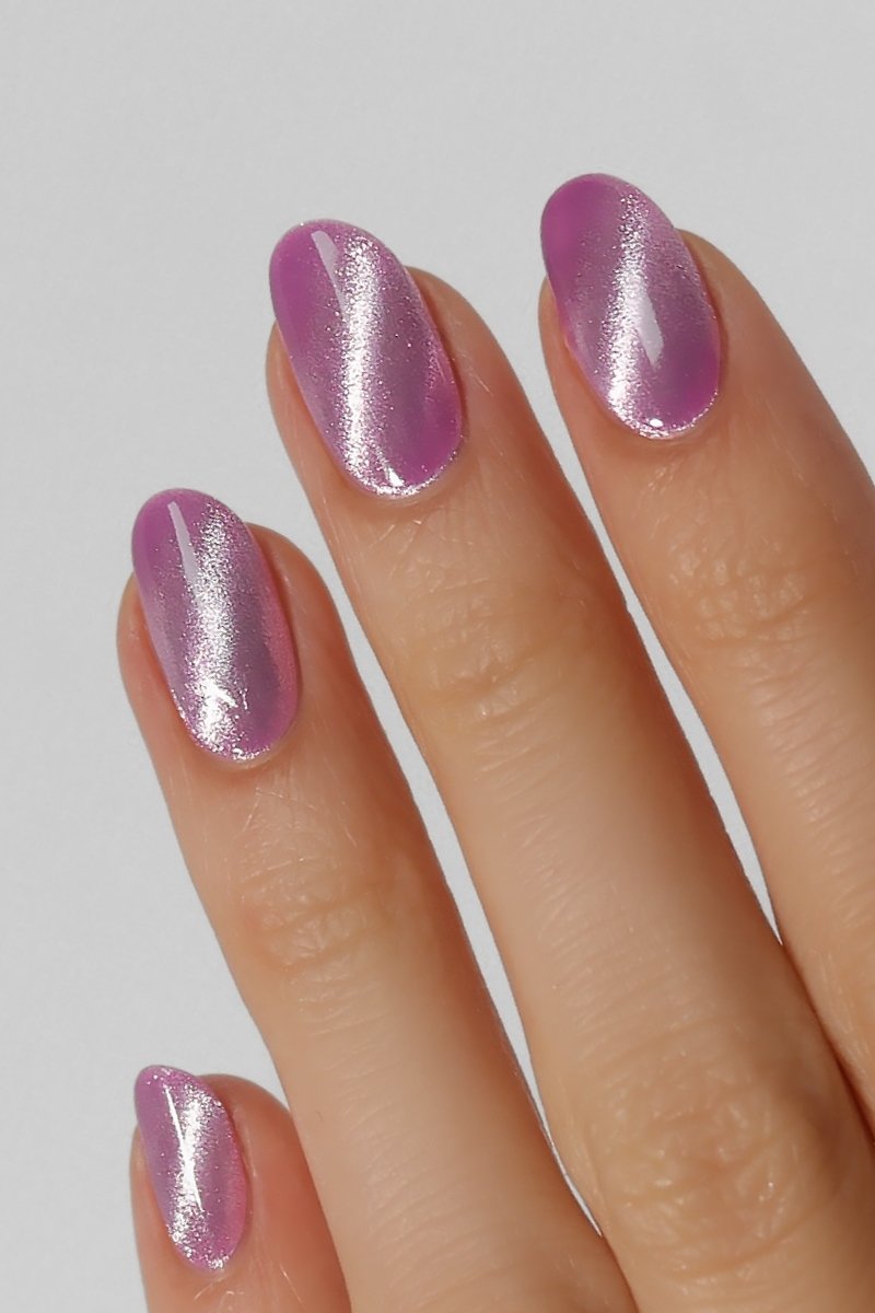 Orchid Pink Magnetic Nail Polish - Cirque Colors Flora