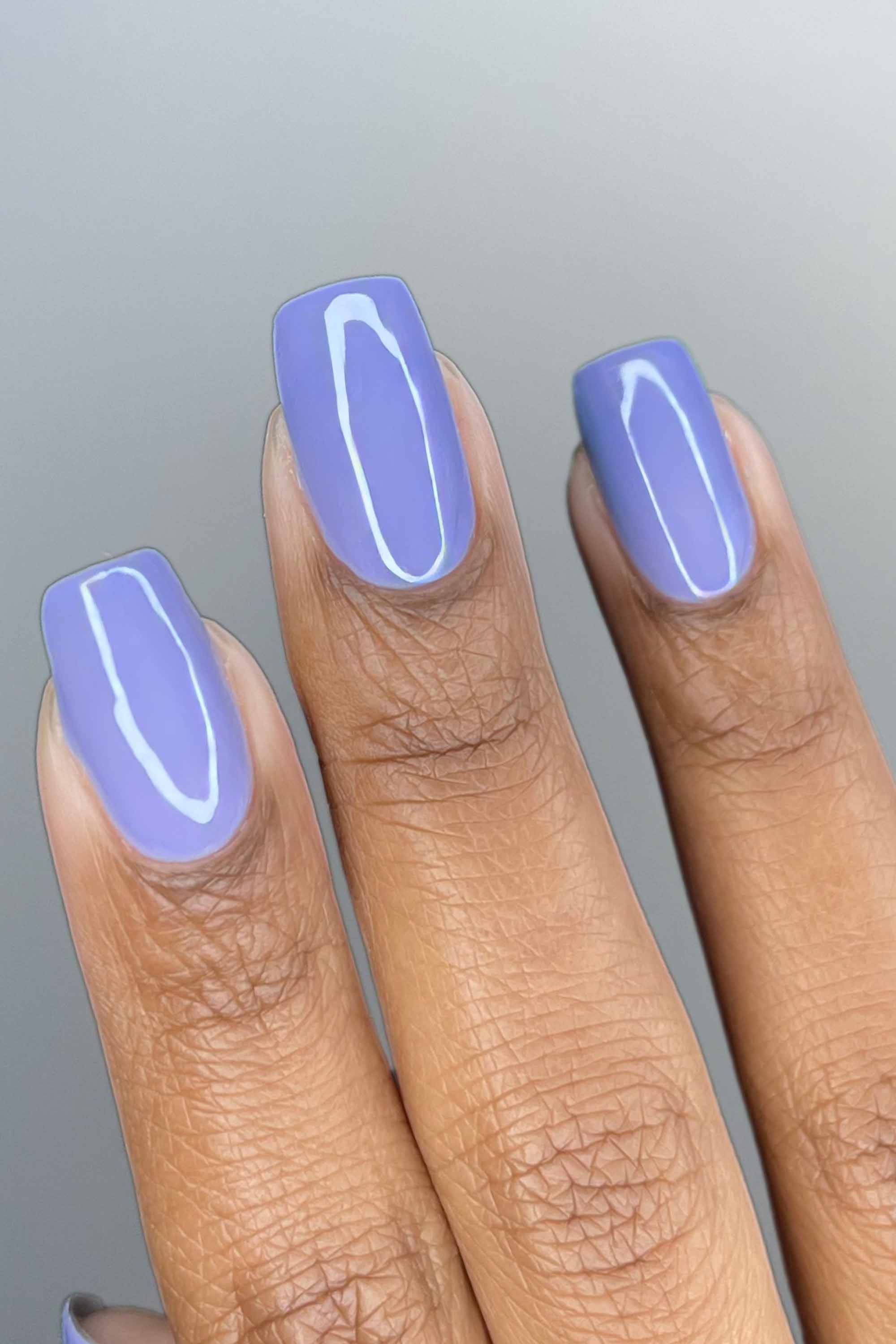 Periwinkle Blue to Lavender Thermal Mood Color-Changing Nail