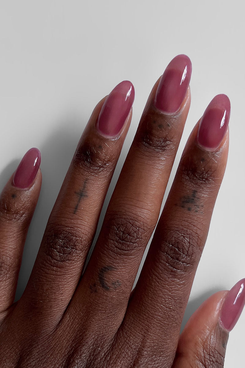 Muted Burgundy Nail Polish - Cirque Colors Mxcn Cola Jelly