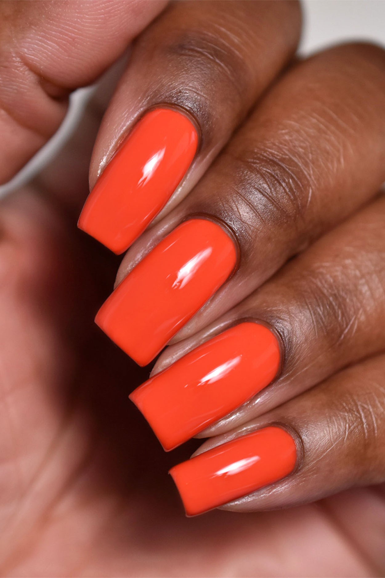 Orange Neon Nails - Etsy