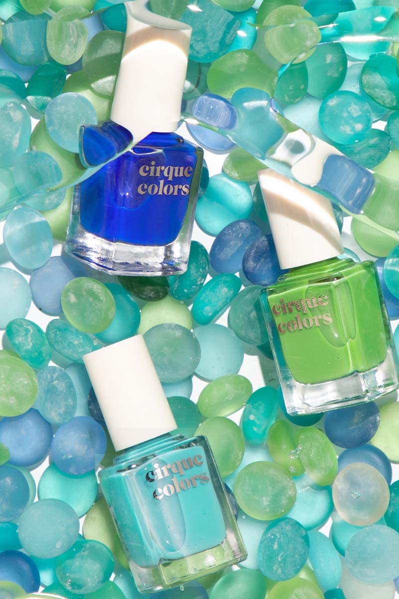 Cyan Jelly Nail Polish - Cirque Colors Aqua Jelly