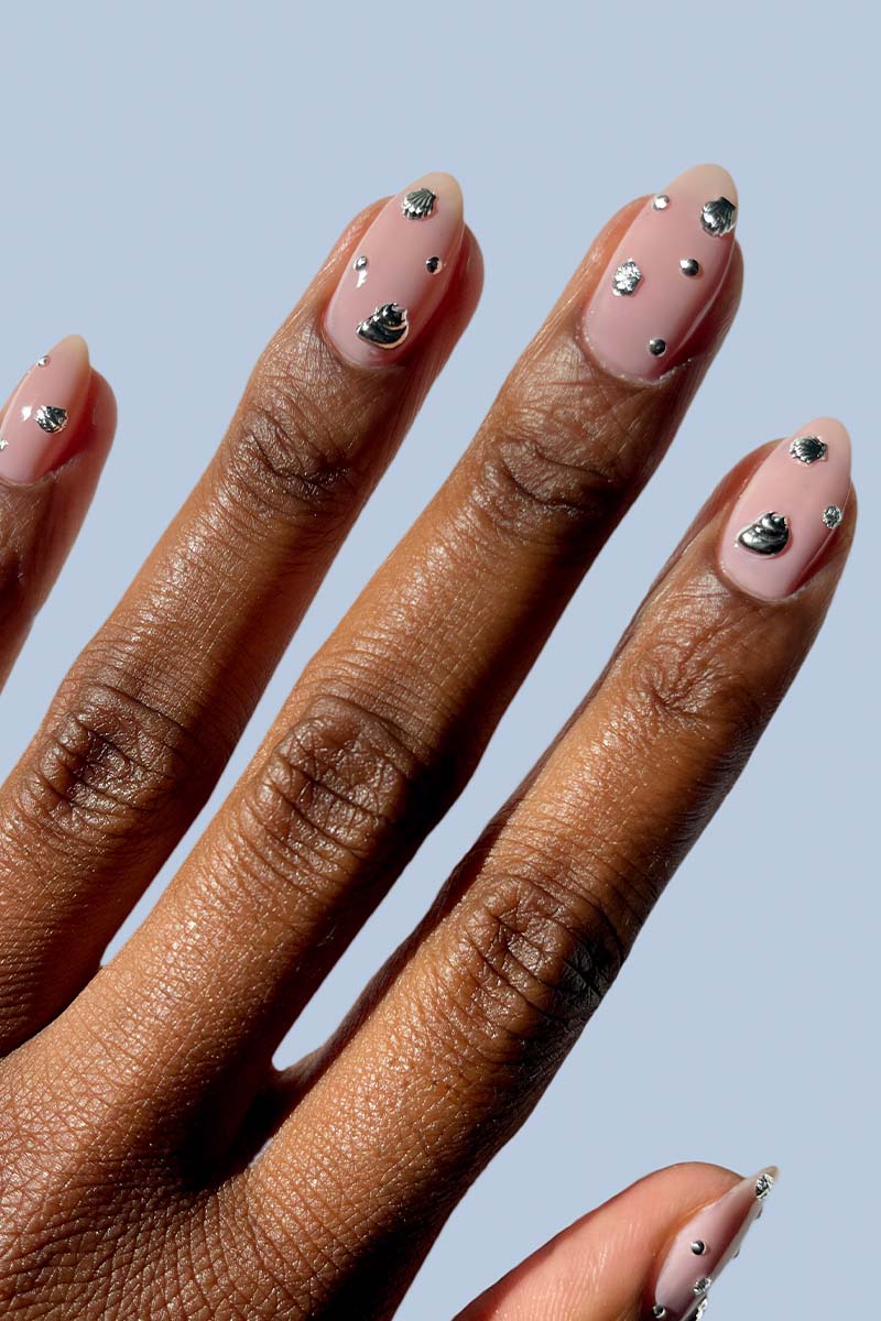 Silver Coquille Charms