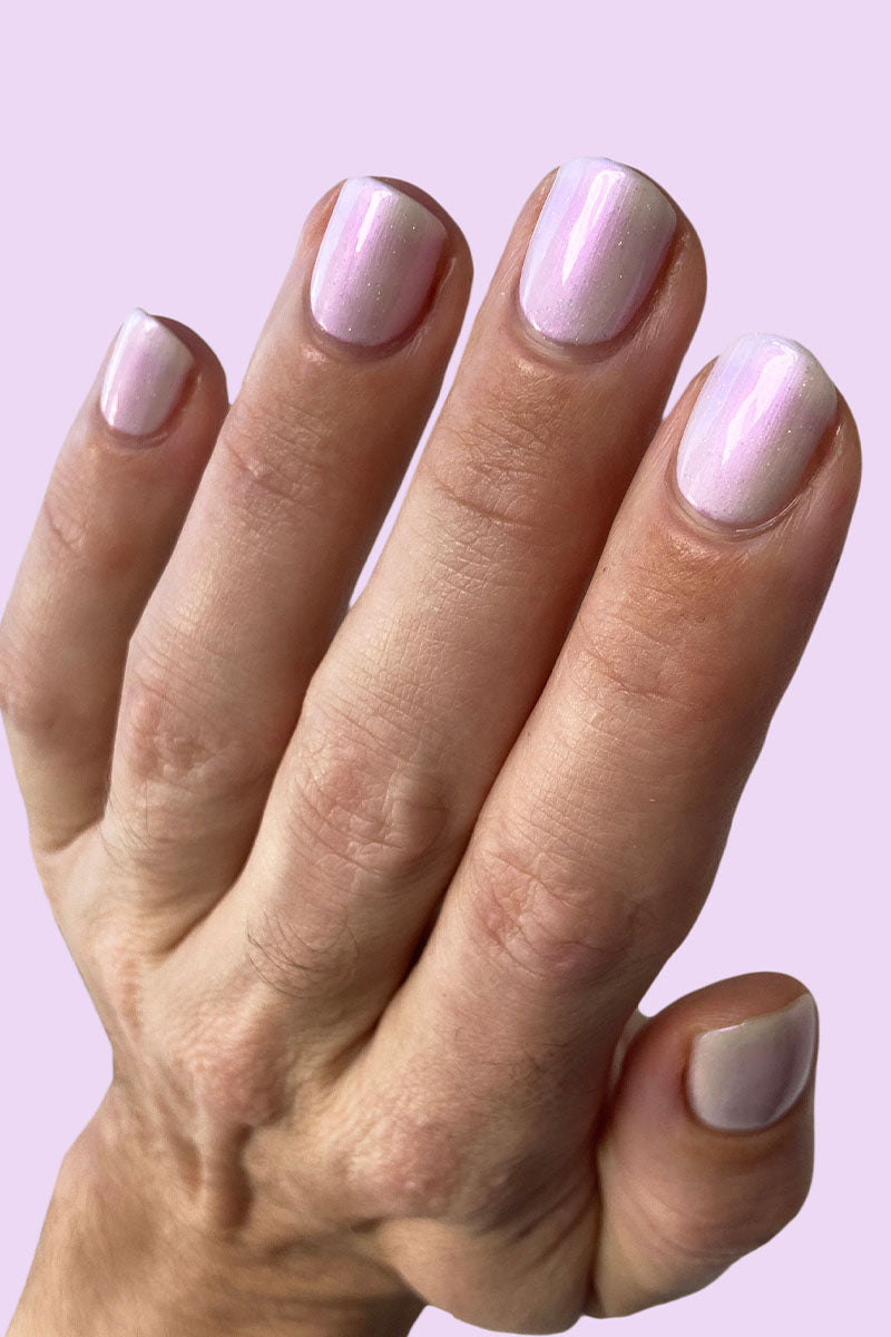 24Pcs False Nails Pink White Edge 3D Pearl Fake Nails For Women And Girls -  Walmart.com