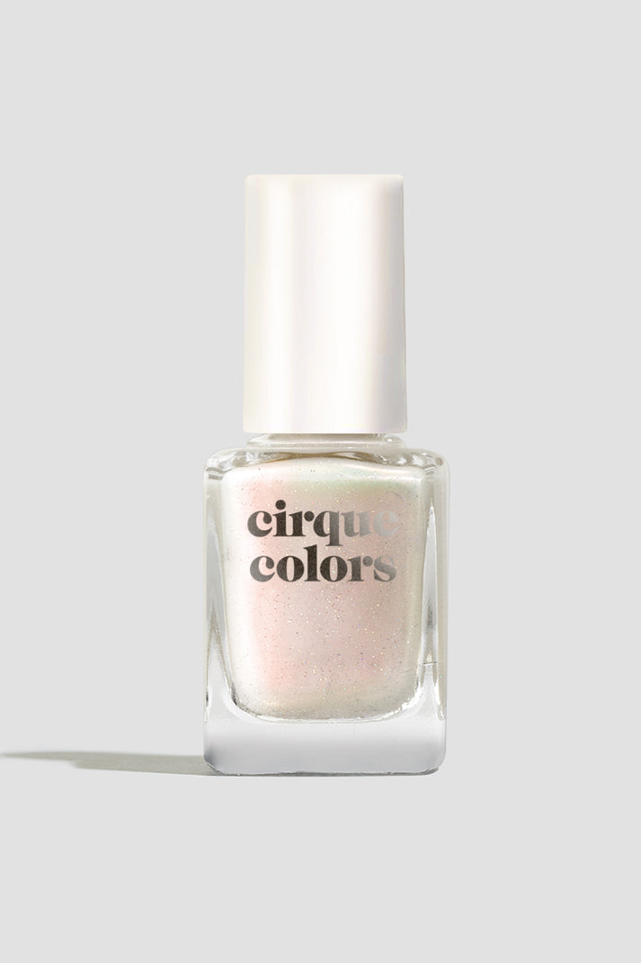 Pearl White Shimmer Nail Polish Cirque Colors Soleil