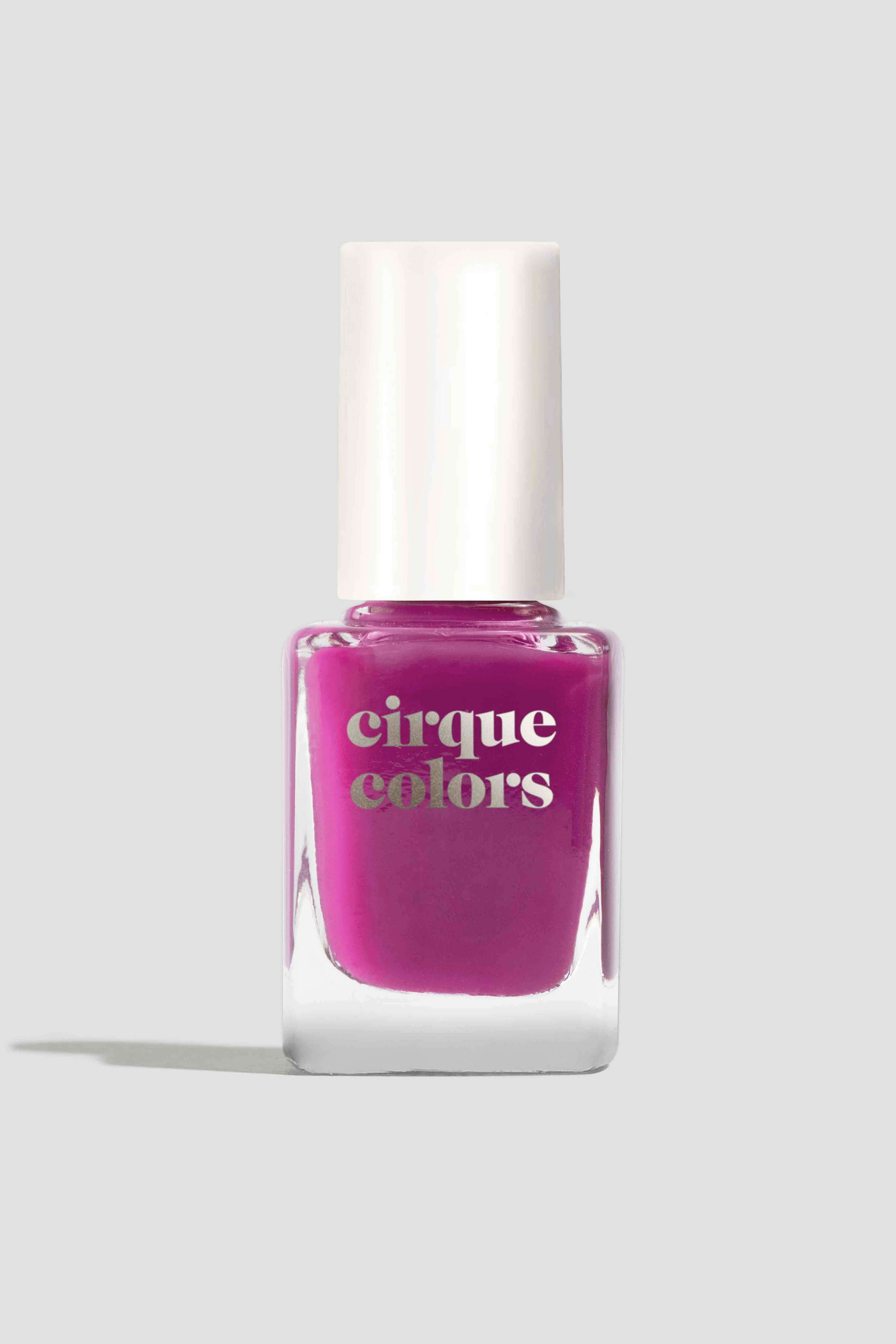 Magenta Purple Jelly Nail Polish - Cirque Colors Berry Jelly